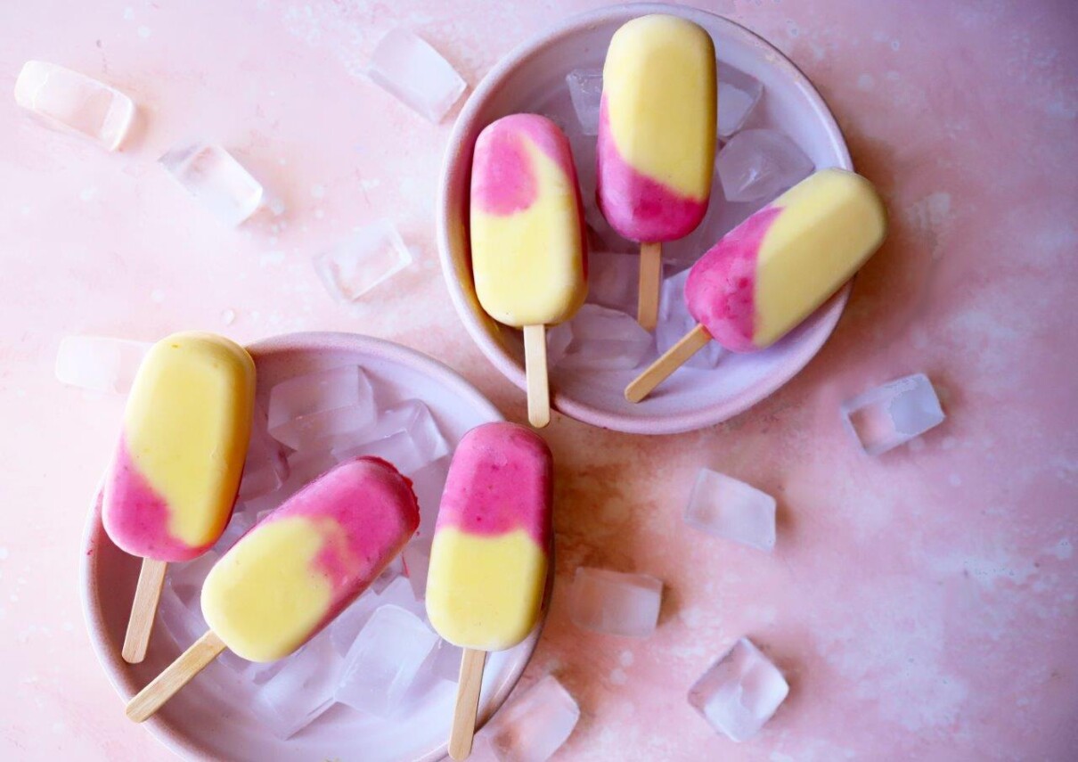 Raspberry Mango Pops Raspberry Mango Pops