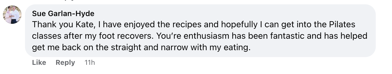 Sue testimonial Sue testimonial